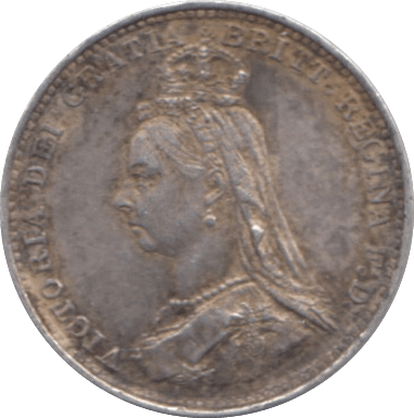1887 THREEPENCE ( GVF ) - Threepence - Cambridgeshire Coins