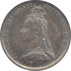 1887 THREEPENCE ( UNC ) 11 - Threepence - Cambridgeshire Coins