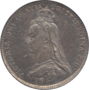 1887 THREEPENCE ( UNC ) 12 - Threepence - Cambridgeshire Coins