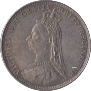 1887 THREEPENCE ( UNC ) - Threepence - Cambridgeshire Coins