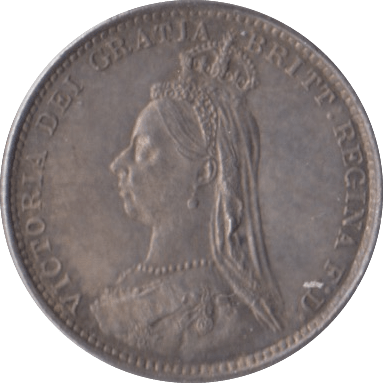 1887 THREEPENCE ( UNC ) - Threepence - Cambridgeshire Coins