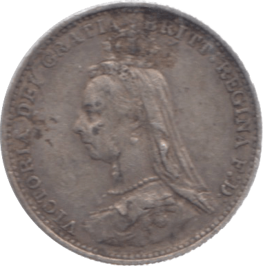 1887 THREEPENCE ( VF ) - Threepence - Cambridgeshire Coins