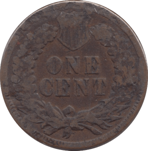 1887 USA ONE CENT - WORLD COINS - Cambridgeshire Coins