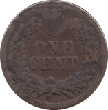 1887 USA ONE CENT - WORLD COINS - Cambridgeshire Coins