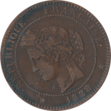1888 10 CENTIMES FRANCE - WORLD COINS - Cambridgeshire Coins
