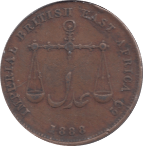 1888 BRITISH EAST AFRICA TOKEN - Token - Cambridgeshire Coins