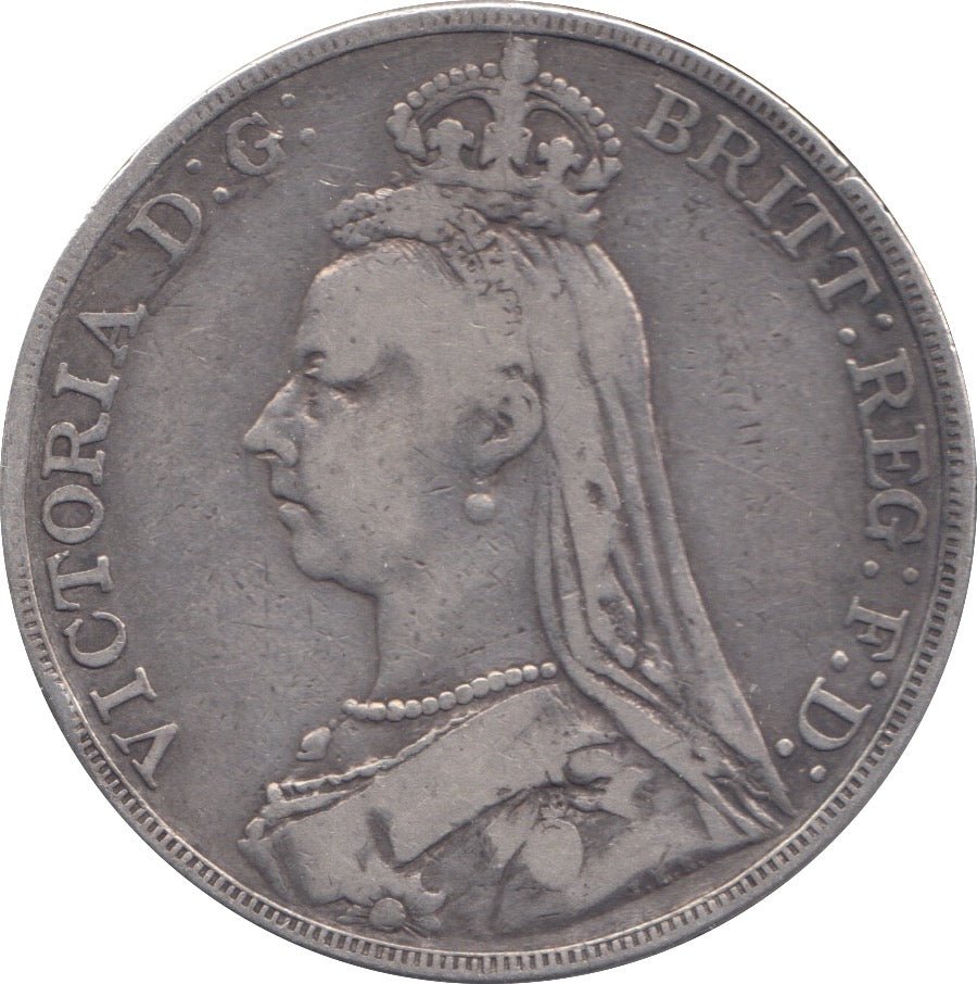 1888 CROWN ( FINE ) 8 - Crown - Cambridgeshire Coins