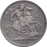 1888 CROWN ( FINE ) 8 - Crown - Cambridgeshire Coins