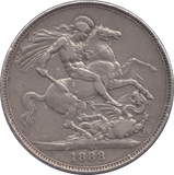 1888 CROWN ( FINE ) - Crown - Cambridgeshire Coins