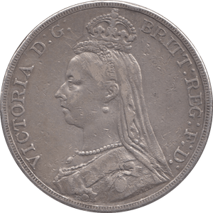 1888 CROWN ( FINE ) - Crown - Cambridgeshire Coins