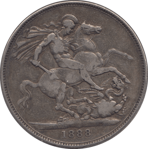 1888 CROWN ( GF ) 1 - Crown - Cambridgeshire Coins