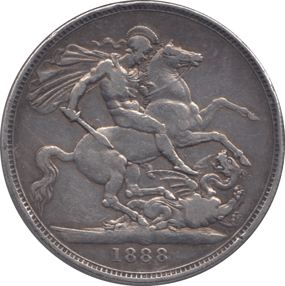 1888 CROWN ( VF ) - Crown - Cambridgeshire Coins