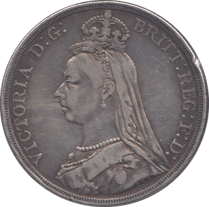 1888 CROWN ( VF ) - Crown - Cambridgeshire Coins