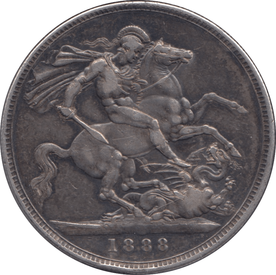 1888 CROWN ( VF ) WIDE DATE - Crown - Cambridgeshire Coins
