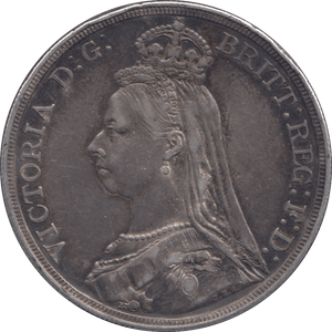 1888 CROWN ( VF ) WIDE DATE - Crown - Cambridgeshire Coins