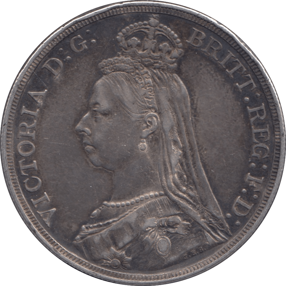 1888 CROWN ( VF ) WIDE DATE - Crown - Cambridgeshire Coins