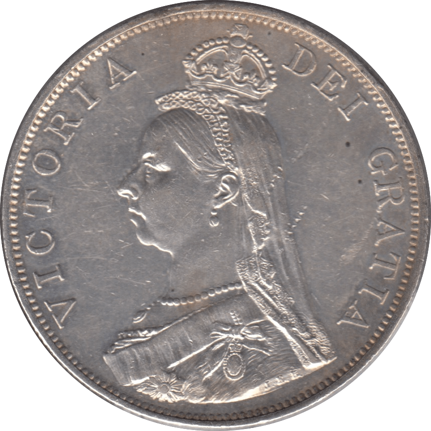 1888 DOUBLE FLORIN ( AUNC ) - Double Florin - Cambridgeshire Coins