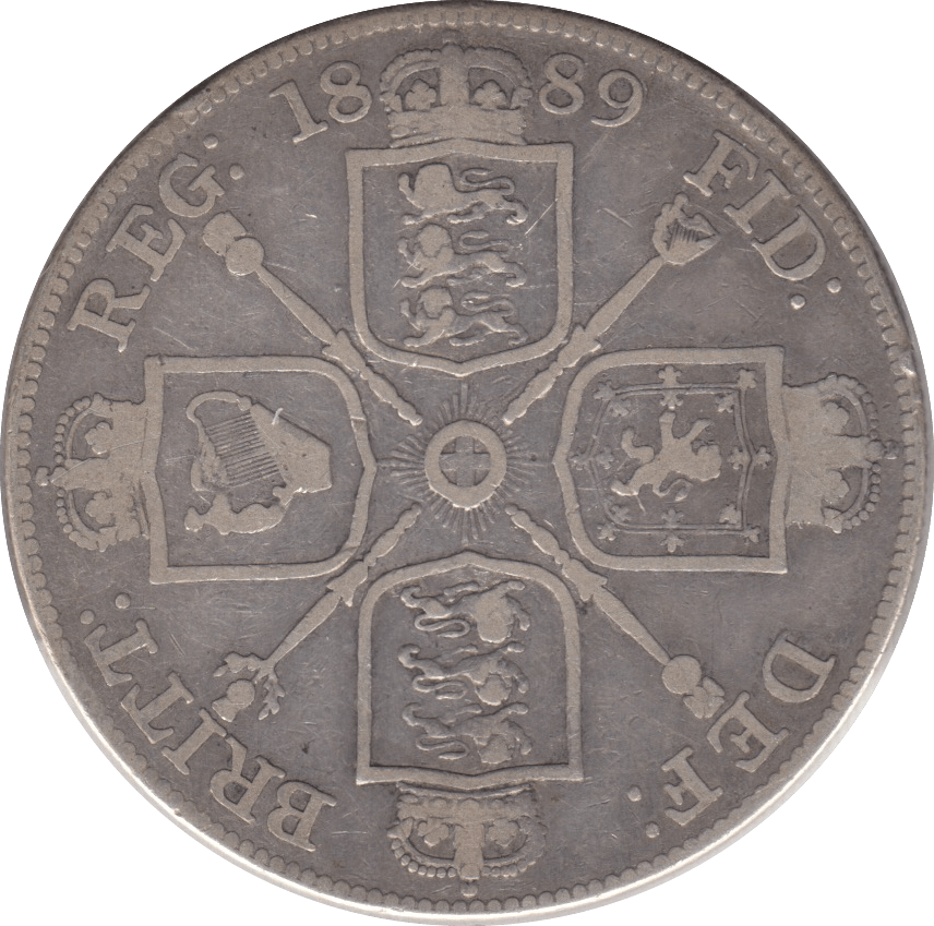 1888 DOUBLE FLORIN ( EF ) - Double Florin - Cambridgeshire Coins