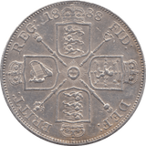 1888 DOUBLE FLORIN ( EF ) - Double Florin - Cambridgeshire Coins