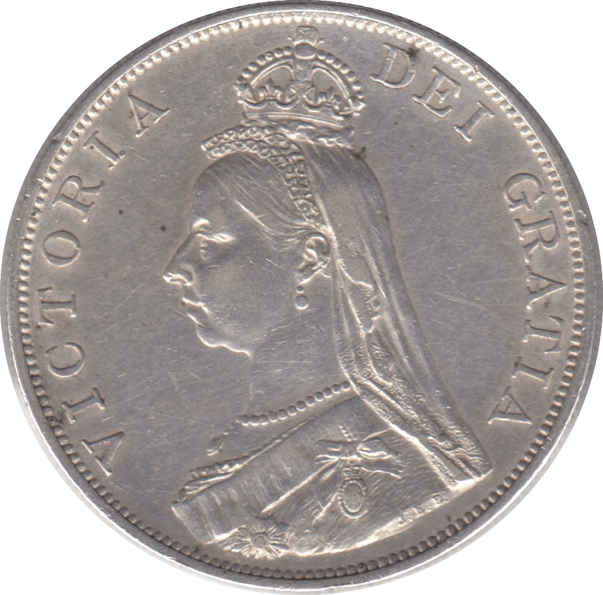 1888 DOUBLE FLORIN ( FINE ) - Double Florin - Cambridgeshire Coins