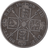 1888 DOUBLE FLORIN ( FINE ) - DOUBLE FLORIN - Cambridgeshire Coins