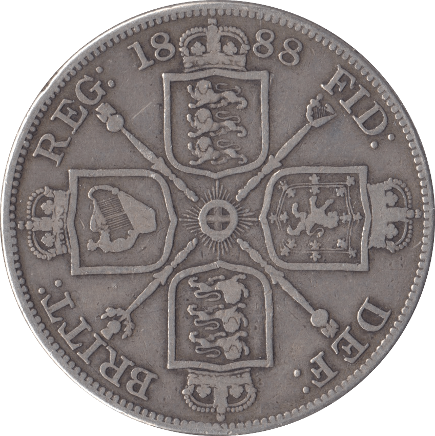 1888 DOUBLE FLORIN ( GF ) - Double Florin - Cambridgeshire Coins