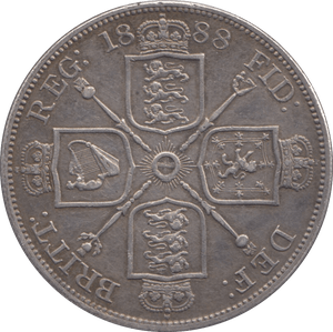 1888 DOUBLE FLORIN ( GVF ) - Double Florin - Cambridgeshire Coins