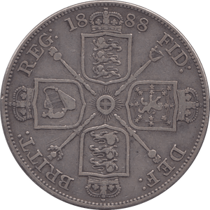 1888 DOUBLE FLORIN ( GVF ) - Double Florin - Cambridgeshire Coins