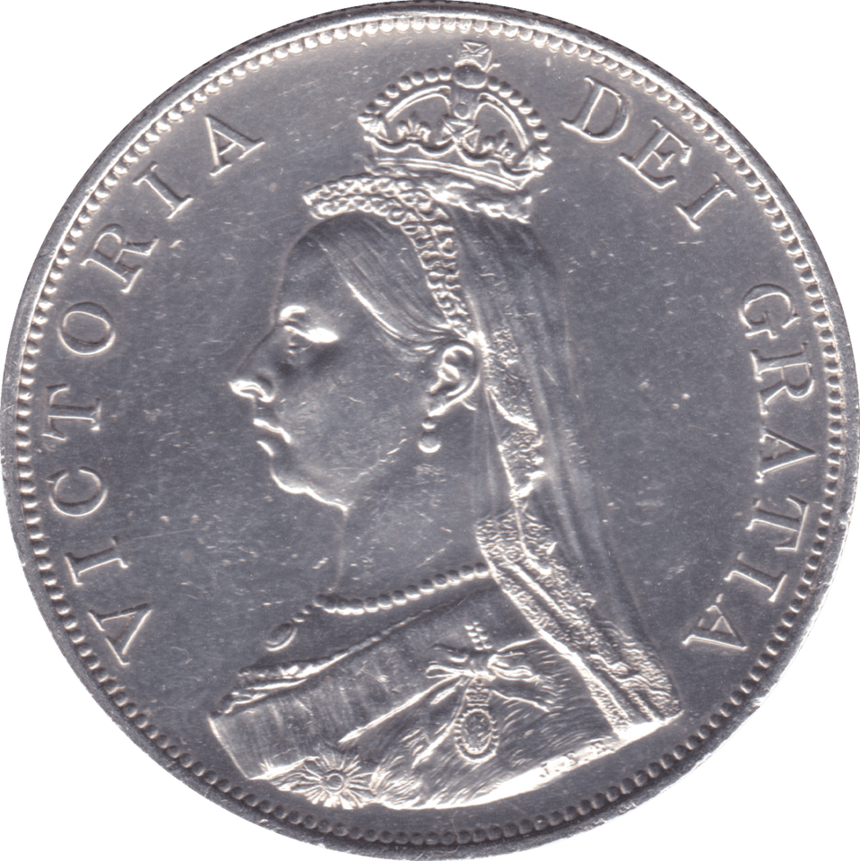 1888 DOUBLE FLORIN ( UNC ) CLEANED - Double Florin - Cambridgeshire Coins