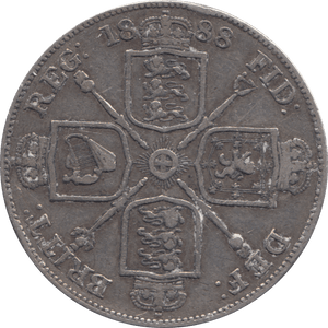 1888 DOUBLE FLORIN ( VF ) 1 - DOUBLE FLORIN - Cambridgeshire Coins