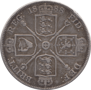 1888 DOUBLE FLORIN ( VF ) 7 - Double Florin - Cambridgeshire Coins