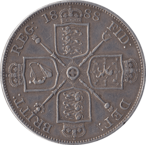 1888 DOUBLE FLORIN ( VF ) - Double Florin - Cambridgeshire Coins