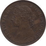 1888 FARTHING 2 ( EF ) 66 - Farthing - Cambridgeshire Coins