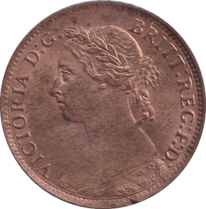 1888 FARTHING ( AUNC ) - Farthing - Cambridgeshire Coins