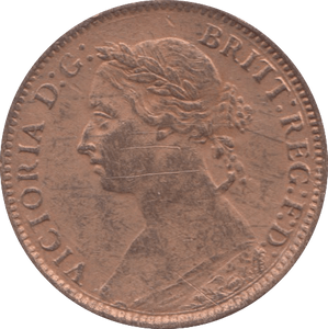 1888 FARTHING ( AUNC ) - Farthing - Cambridgeshire Coins