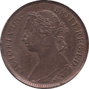 1888 FARTHING CLEANED ( GVF ) - Farthing - Cambridgeshire Coins