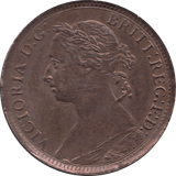 1888 FARTHING CLEANED ( GVF ) - Farthing - Cambridgeshire Coins