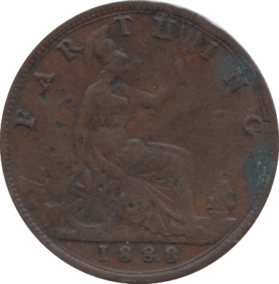 1888 FARTHING ( EF ) 5 - Farthing - Cambridgeshire Coins