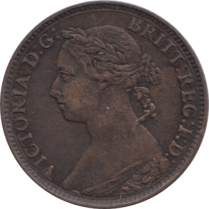 1888 FARTHING ( GVF ) 1 - Farthing - Cambridgeshire Coins