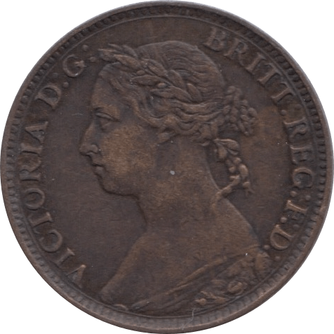 1888 FARTHING ( GVF ) 1 - Farthing - Cambridgeshire Coins