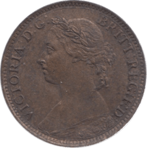 1888 FARTHING ( UNC ) 18 - Farthing - Cambridgeshire Coins