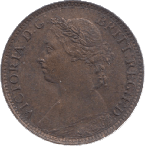 1888 FARTHING ( UNC ) 18 - Farthing - Cambridgeshire Coins