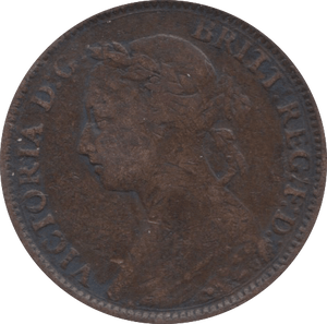 1888 FARTHING ( VF ) - Farthing - Cambridgeshire Coins