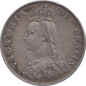 1888 FLORIN ( GVF ) - Double Florin - Cambridgeshire Coins