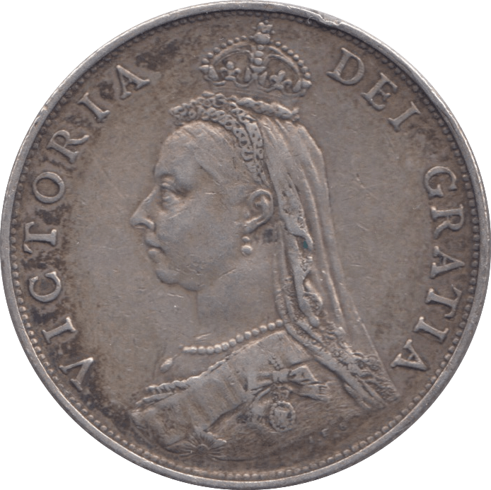 1888 FLORIN ( GVF ) - Double Florin - Cambridgeshire Coins