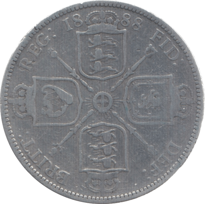 1888 FLORIN ( NF ) 2 - Florin - Cambridgeshire Coins