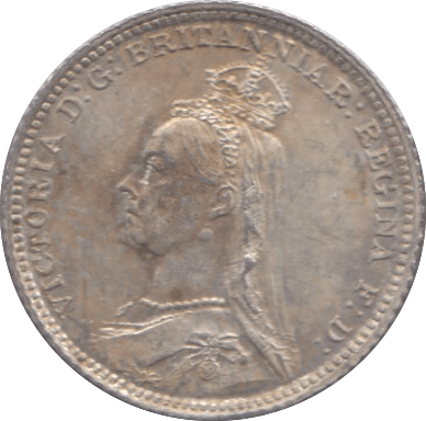 1888 FOURPENCE ( UNC ) - Fourpence - Cambridgeshire Coins