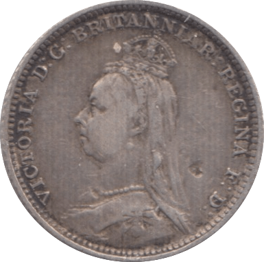 1888 FOURPENCE ( VF ) - Fourpence - Cambridgeshire Coins