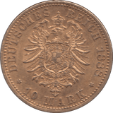 1888 GOLD GERMANY 10 MARKS REF A - Gold World Coins - Cambridgeshire Coins