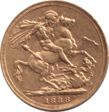 1888 GOLD SOVEREIGN ( EF ) MELBOURN MINT - Sovereign - Cambridgeshire Coins